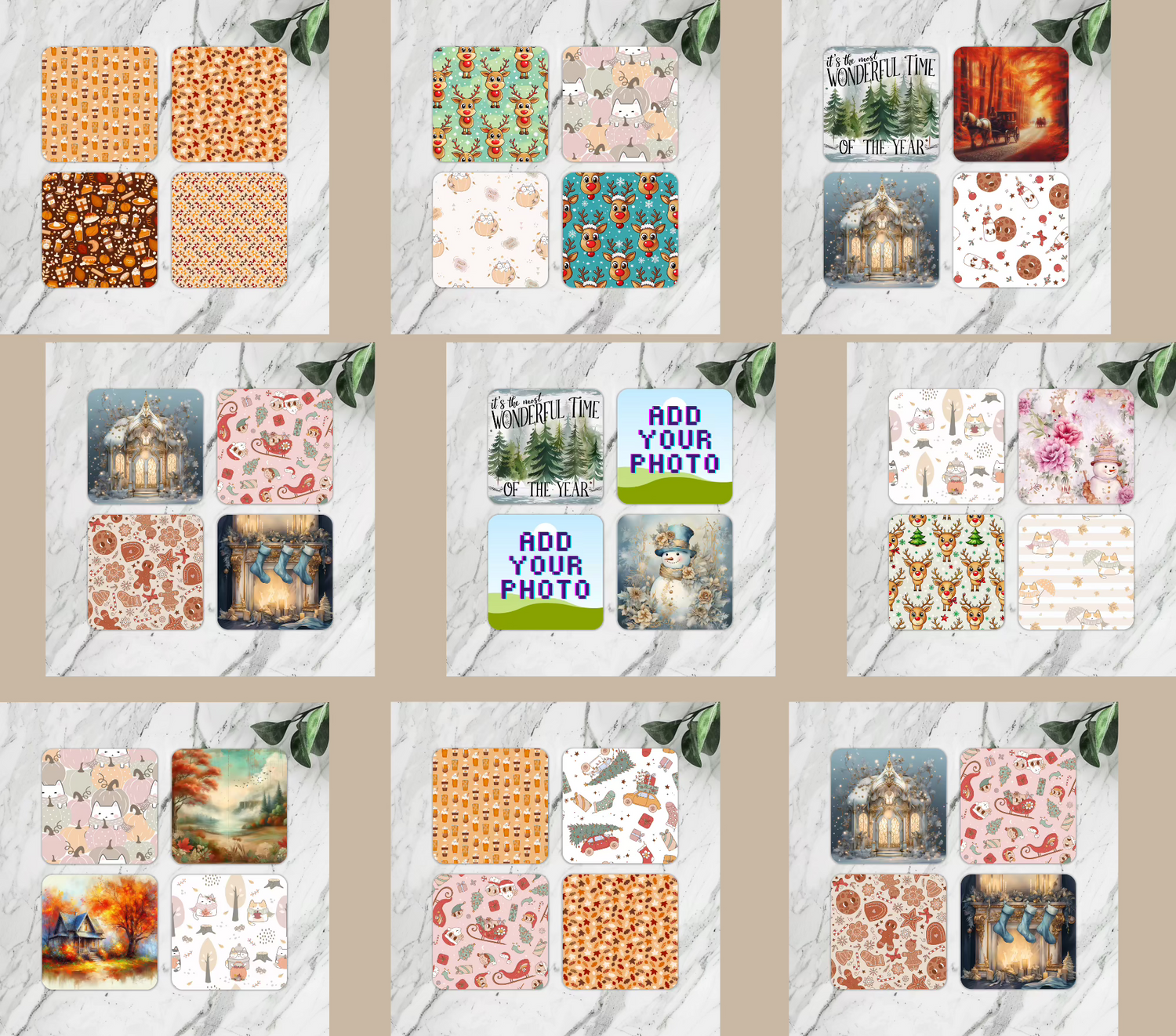 Coasters *BUY 3 GET 1 FREE*