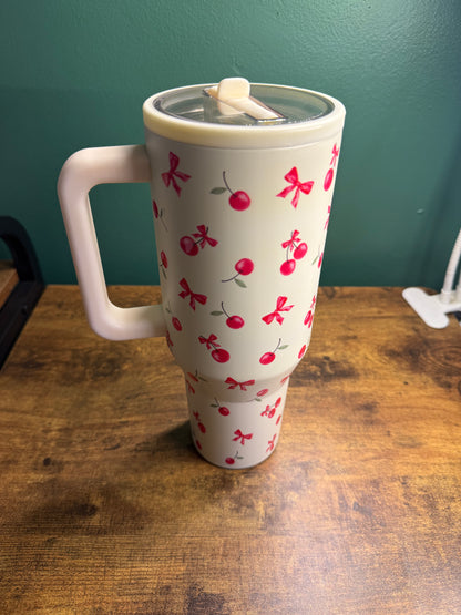 40oz Vinyl Patterned Tumbler