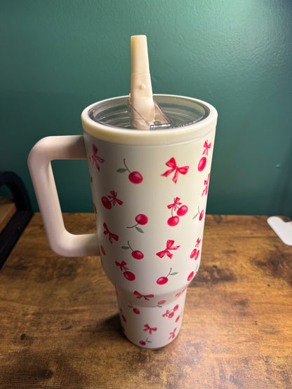 40oz Vinyl Patterned Tumbler