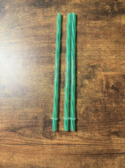 Rainbow Swirl Straws 20oz