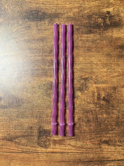 Rainbow Swirl Straws 20oz