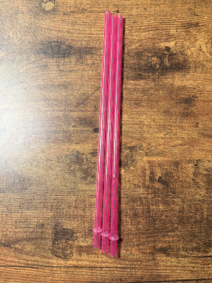 Rainbow Swirl Straws 40oz